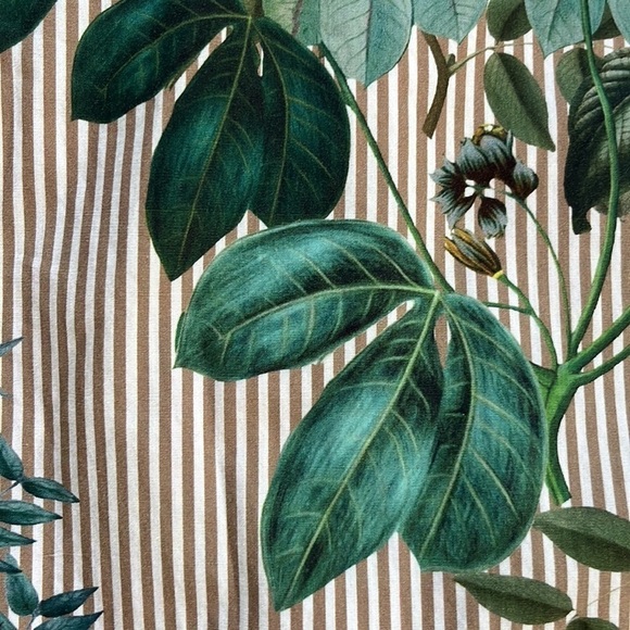 ZARA Floral Stripe Print Culottes Small - Picture 10 of 15